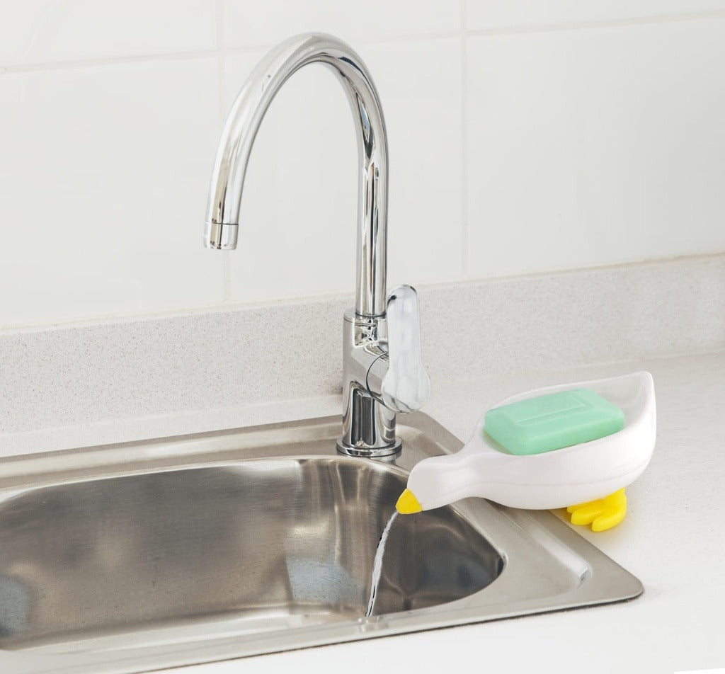 Kinon Duck-Shaped Self-Draining Soap Dish